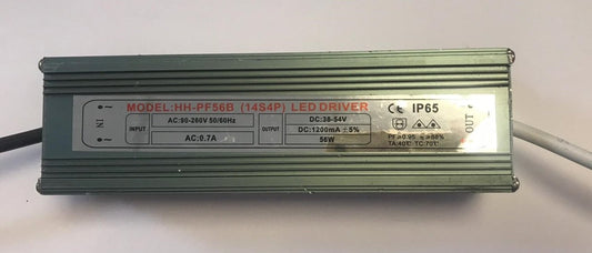 HH-PF56B Led Driver AC 90-260V DC 38-54V 56W 1200mA