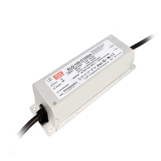 Meanwell 100W 1050mA 48-95V Adaptör ELG-100-C1050A