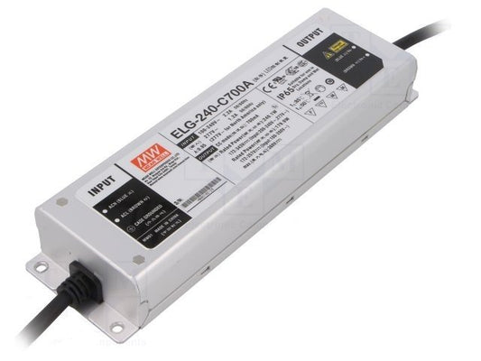 Meanwell 240W 700mA 172-343V Adaptör ELG-240-C700A