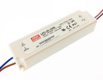 LPC-35-1050 9-30 Volt 1050 mA IP67 Meanwell