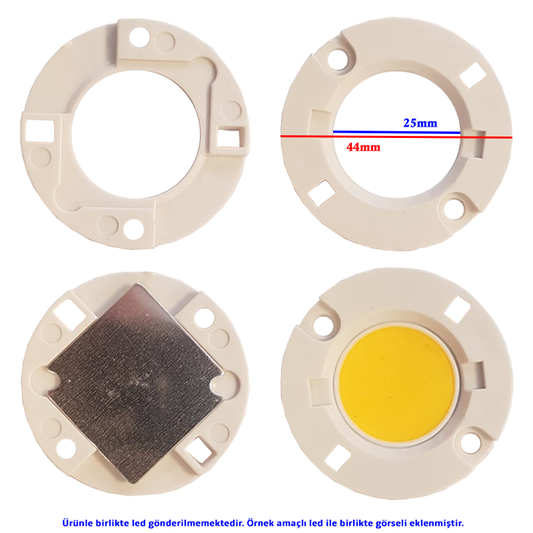 Cob Led Holder 25mm LC040D-LC060D-LC080D Uyumlu