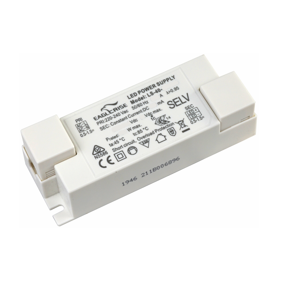 EG-LS-40-mA-RI 50W Eaglerise Driver IP20 LS-40-1050-RI