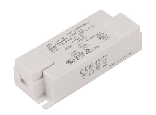 EG-LS-8-mA-SI1 8W Eaglerise Driver IP20 Flicker Free LS-8-200-SI1