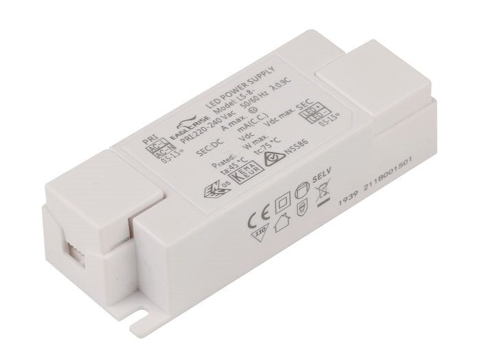 EG-LS-8-mA-SI1 8W Eaglerise Driver IP20 Flicker Free