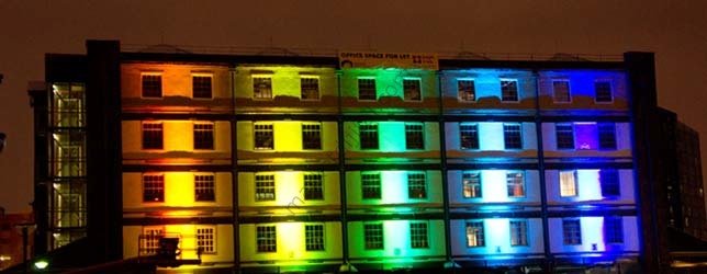 Powermax Wallwasher - Dış Cephe Aydınlatma - Duvar Boyama 30 Cm 9 Watt RGB 220Volt - Senkron Kumandalı RF