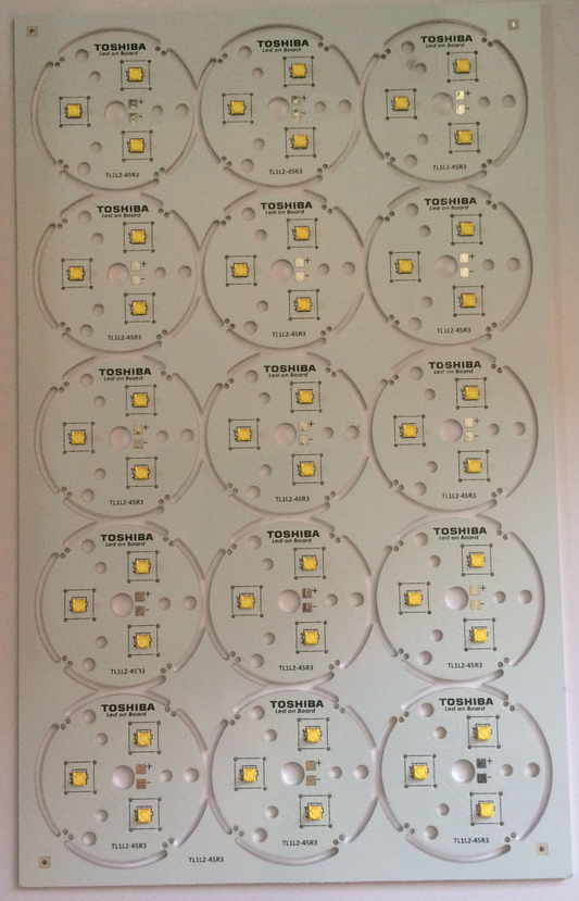 45mm 3535 3'lü Cree Projektör Pcb 3x3 Watt