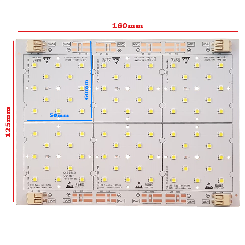 72x1 Watt BRIGHTEK 3030 Ledli 160x125mm Modül Beyaz