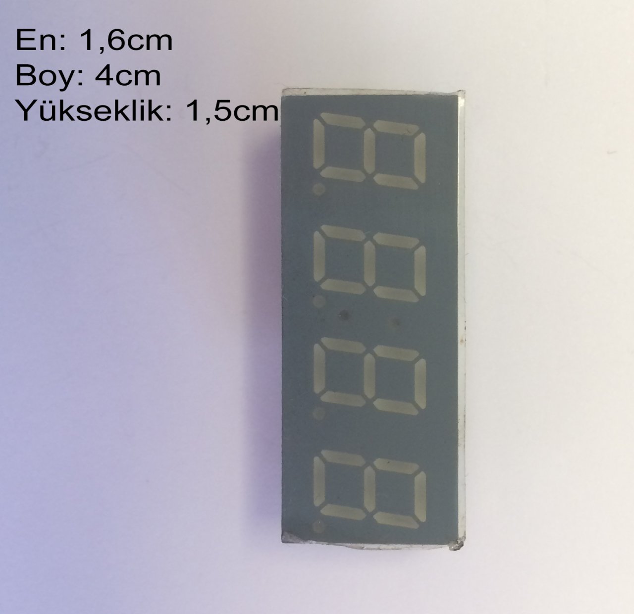 10mm Anot 4'lü Kırmızı Display HS-4401BS