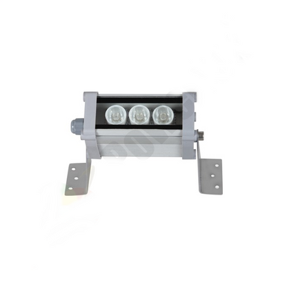Powermax Wallwasher - Dış Cephe Aydınlatma - Duvar Boyama 12 Cm 3 Watt Kırmızı - 220 Volt