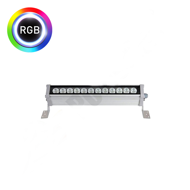 Powermax Wallwasher - Dış Cephe Aydınlatma - Duvar Boyama 35 Cm 12 Watt RGB 220Volt - RF Kumandalı