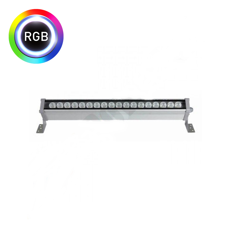 Powermax Wallwasher - Dış Cephe Aydınlatma - Duvar Boyama 50 Cm 18 Watt RGB 220Volt - RF Kumandalı