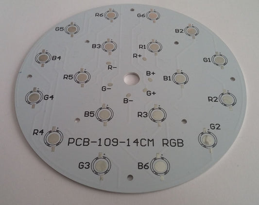 Tek Renk 18Li Round  Pcb 14cm Pcb-109