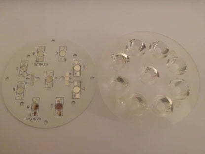 9Lu Dijital Lens+Pcb Takım 45 Derece Tırtıklı