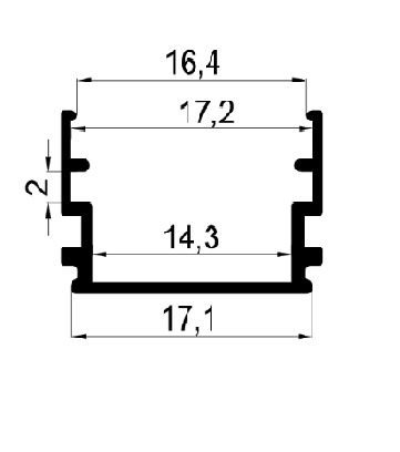 FL-07 Lineer Alüminyum Profil - Led Bar Kasa