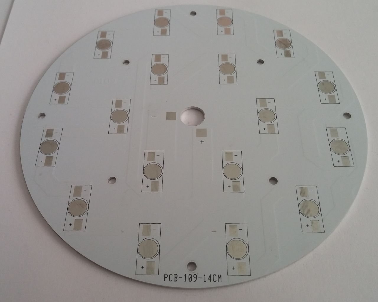 Tek Renk 18Li Round  Pcb 14cm Pcb-109