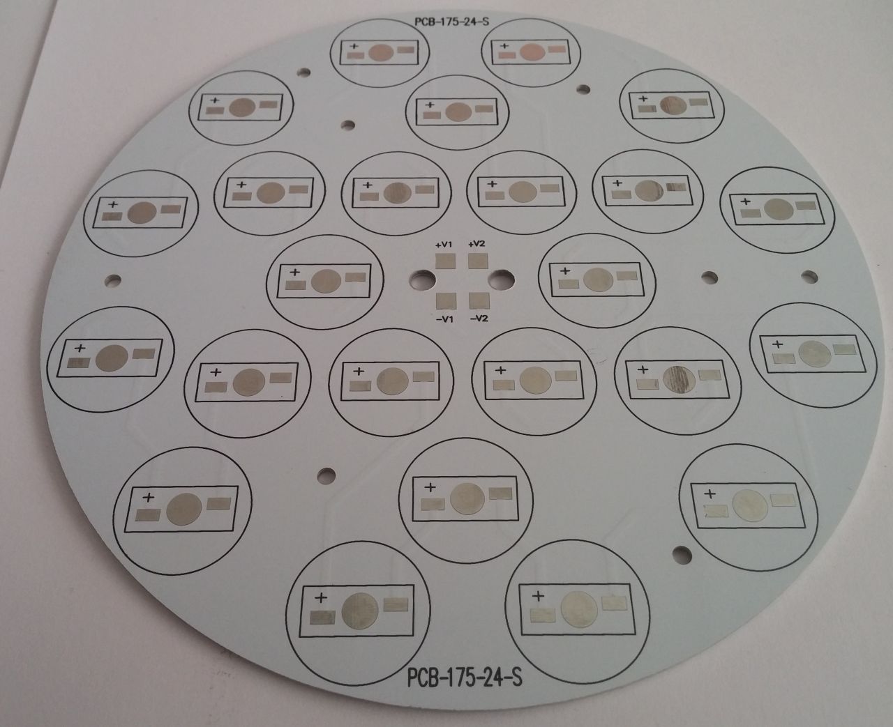 24x1 Seri Pcb-175-24  / 24Lü Round Powerled Pcb Grup Lens Model