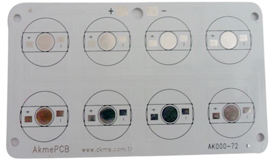 8 li Dikdörtgen Powerled Pcbsi