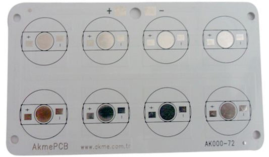 8 li Dikdörtgen Powerled Pcbsi