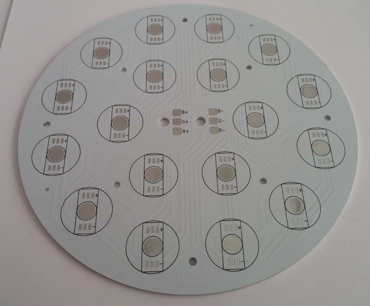 RGB Powerled İçin 18 li Full RGB PCB 15cm