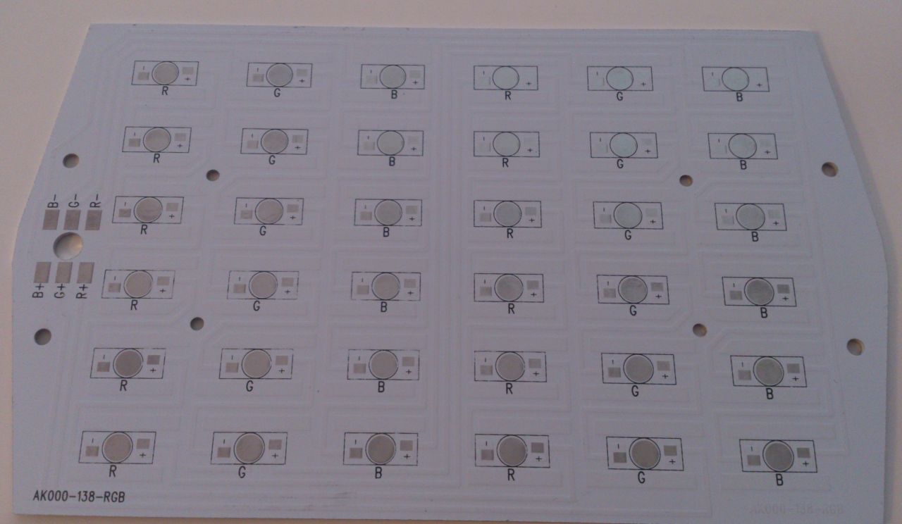 36 Lı Rgb Pcb 24.2x14.4cm AK000-138-RGB