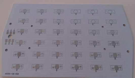 36 Lı Rgb Pcb 24.2x14.4cm AK000-138-RGB