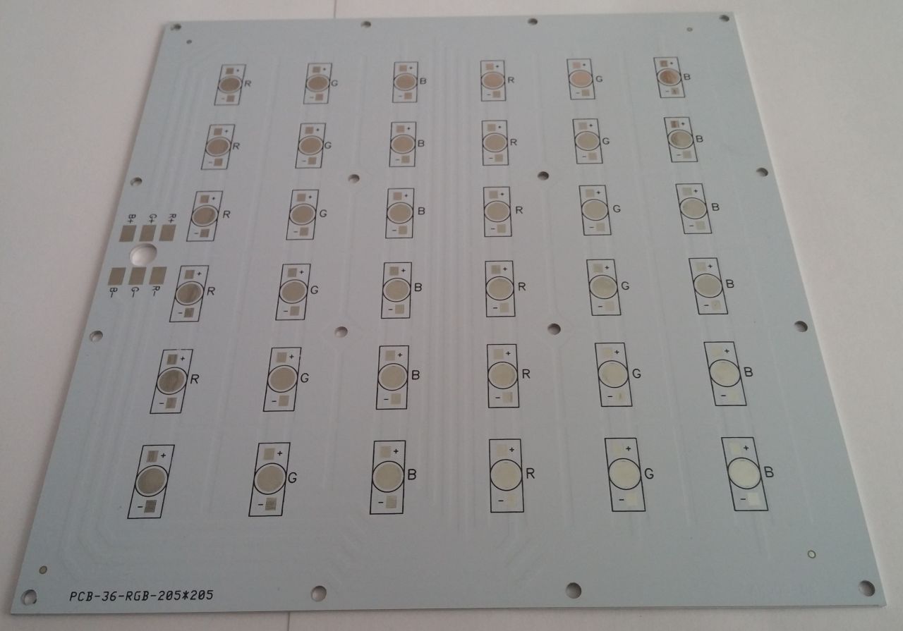 36 Lı Kare Pcb 20.5x20.5 cm PCB-36-RGB