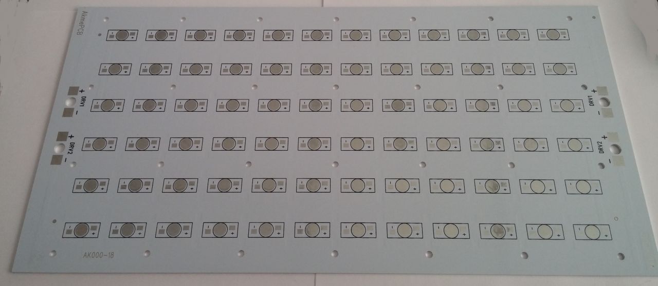 72 Li Tek Renk Dikdörtgen Pcb 34x17cm AK000-18