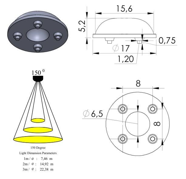 TV 01 150 Derece Lens