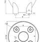 15 Derece 4 Pin Mini Lens