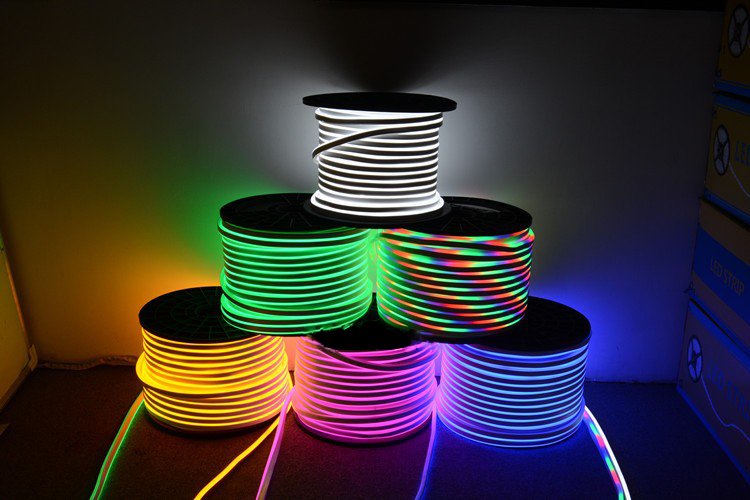 RGB Neon Led 220V 11x22mm 1S (50 Metre)