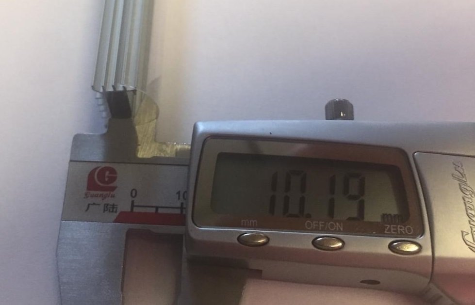 PJ1094 Tek Sıra Led Pcb İçin 1 Mt Bar Led Profil (İthal Profil)
