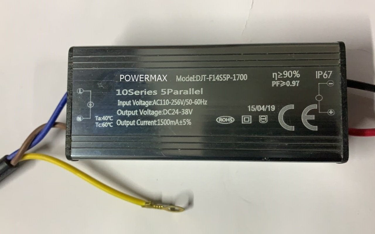 DJT-60-1700 DC24-38V 1500mA 10 Seri 5 Paralel Driver