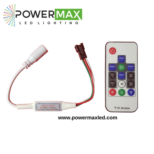 Powermax DC5-24V Volt Pixel Kontrol Cihazı RF Kumandalı