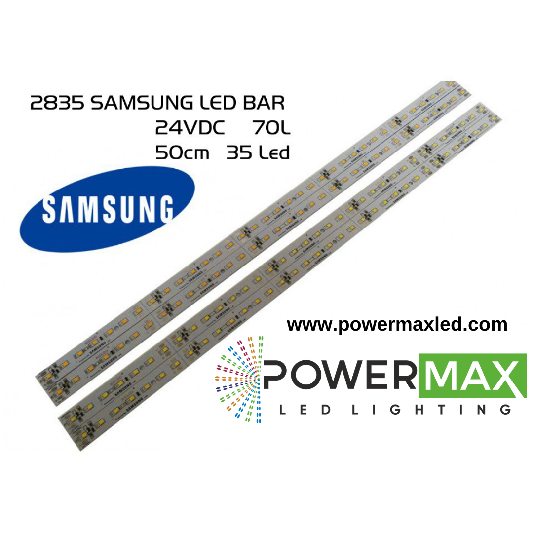 2835 SAMSUNG 24Volt 50cm 35 Led Günışığı 3000K Led Bar