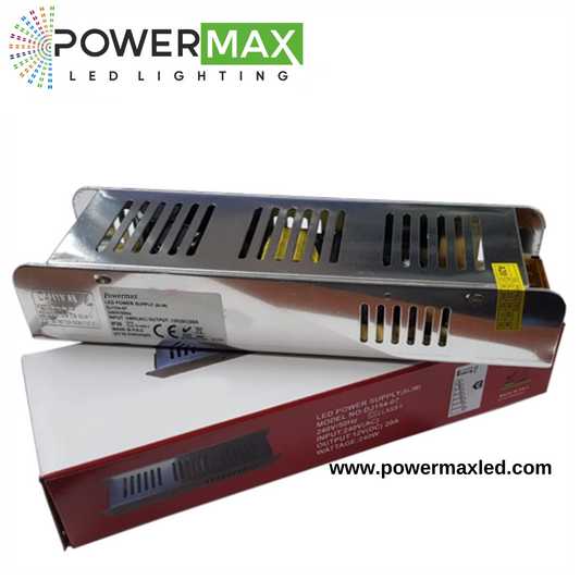 Powermax 12V 20A 240W Slim Adaptör