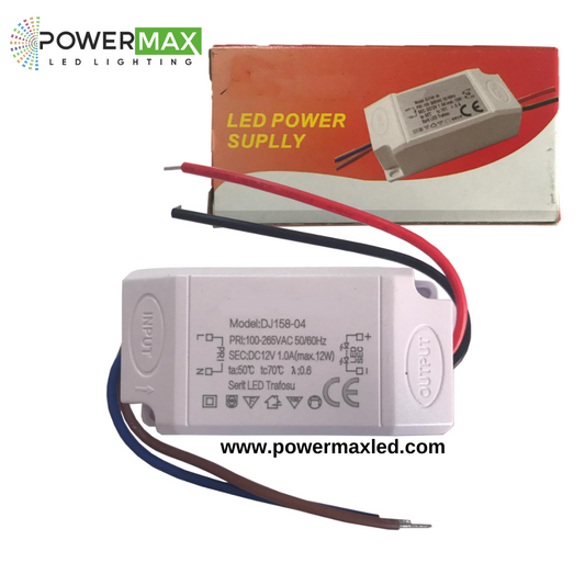 Powermax DC12V 1A 12W Adaptör