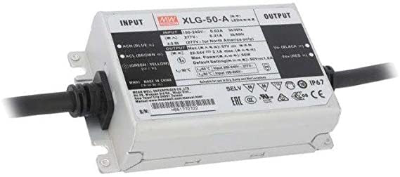 XLG-50-A 22~54Vdc,530~2100mA ADJ Meanwell